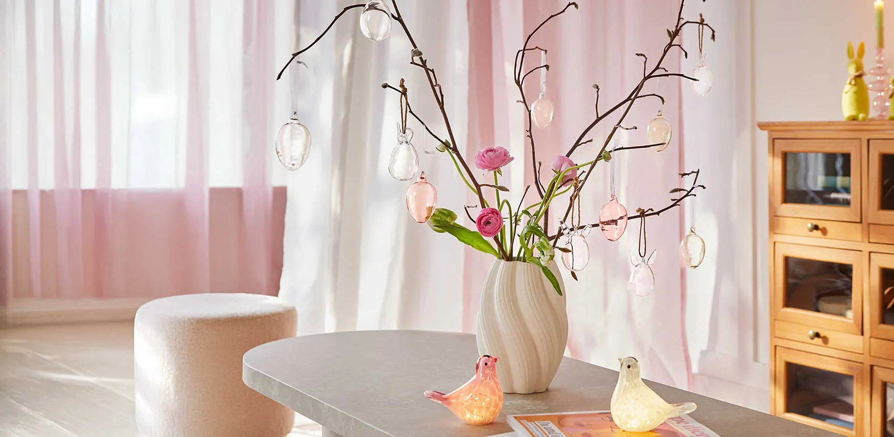 Velikonoční dekorace na stůl